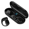 Słuchawki Bluetooth z otwartym uchem, lekką konstrukcją i wodoodpornością - Czarny