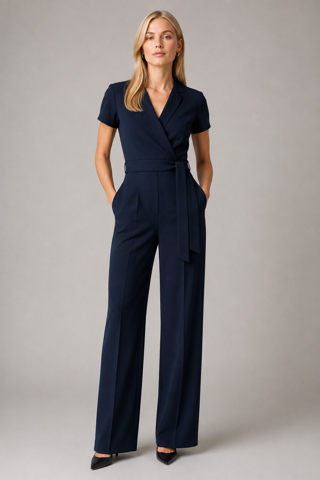 Kombinezon damski Annamoda Classic Navy