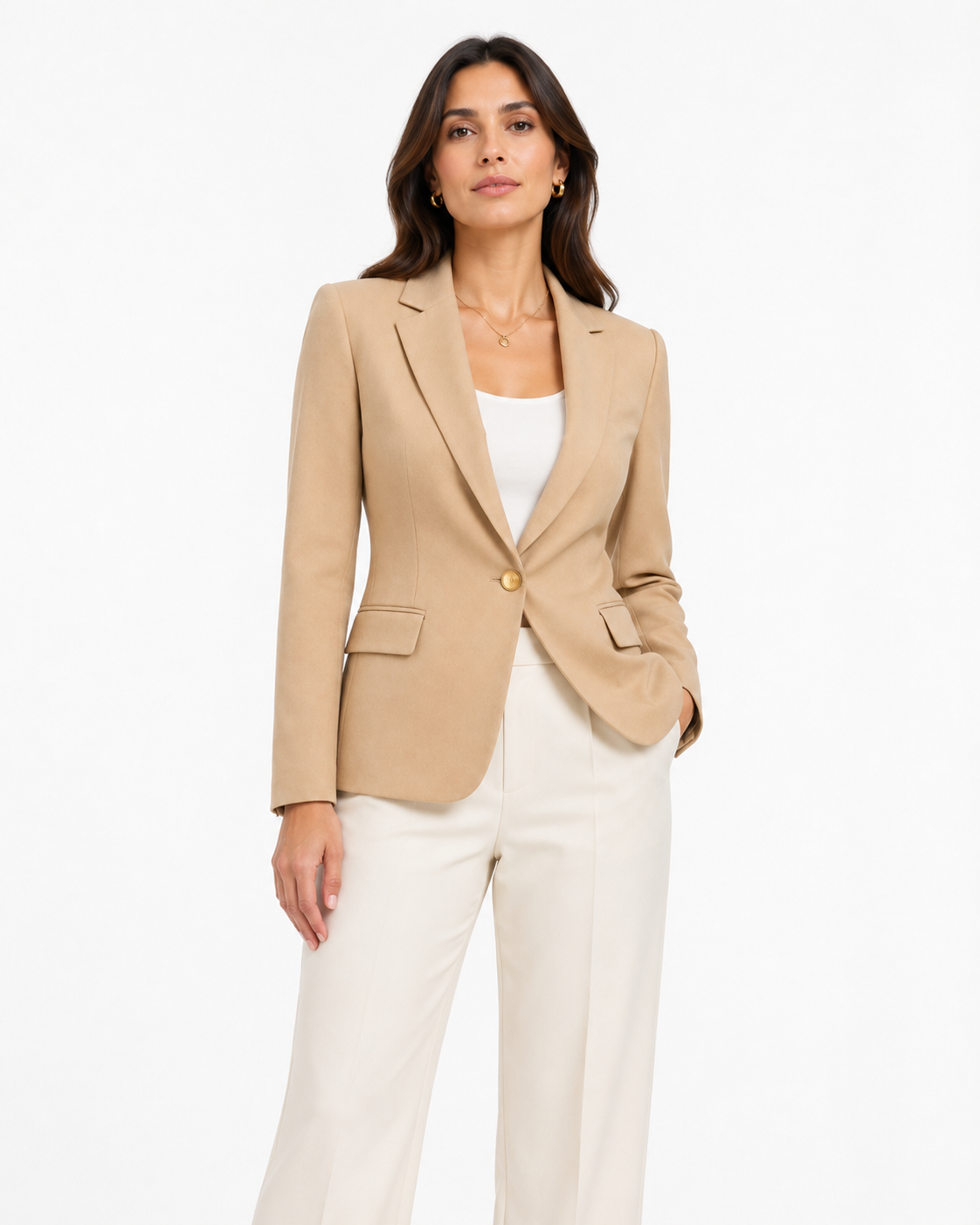 Marynarka damska Annamoda Classic Beige